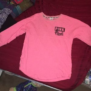 Victoria Secret pink crew sweatshirt “Love Pink”